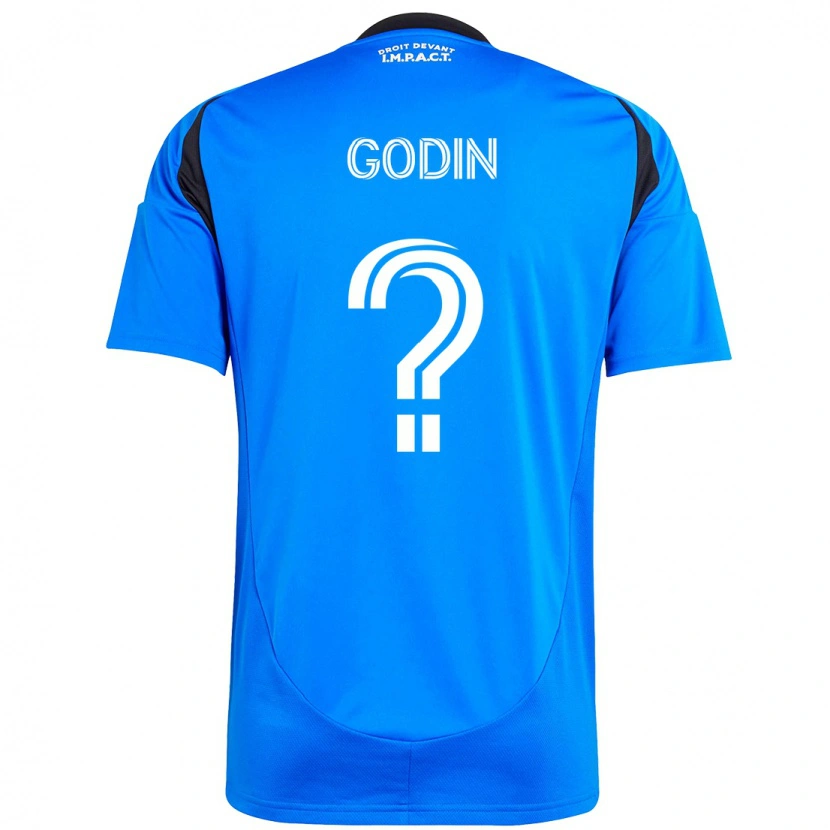 Danxen Men Étienne Godin #0 Dark Blue Black Home Jersey 2025/26 T-Shirt