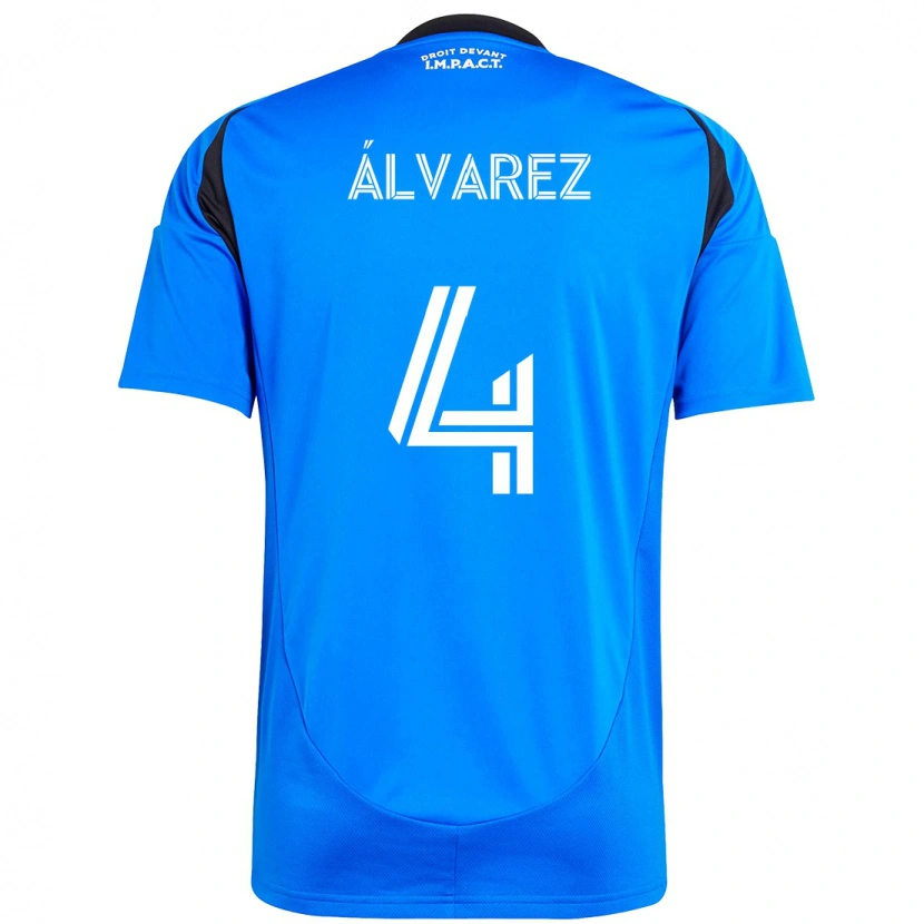 Danxen Men Fernando Álvarez #4 Dark Blue Black Home Jersey 2025/26 T-Shirt