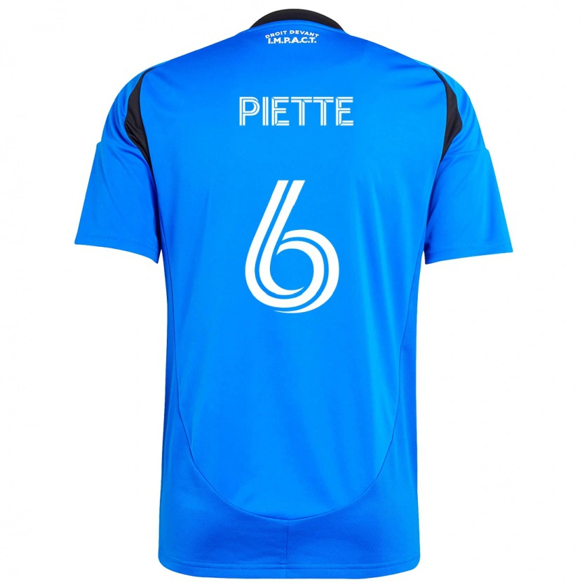 Danxen Men Samuel Piette #6 Dark Blue Black Home Jersey 2025/26 T-Shirt