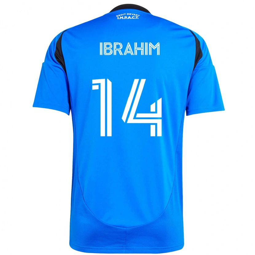 Danxen Men Sunusi Ibrahim #14 Dark Blue Black Home Jersey 2025/26 T-Shirt