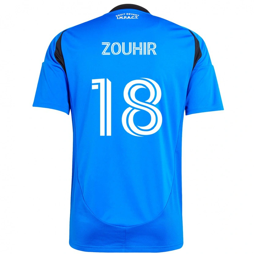 Danxen Men Rida Zouhir #18 Dark Blue Black Home Jersey 2025/26 T-Shirt