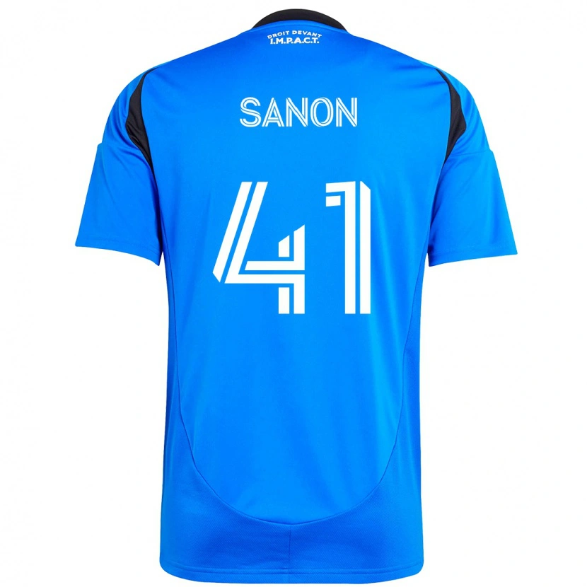 Danxen Men Jérémy Sanon #41 Dark Blue Black Home Jersey 2025/26 T-Shirt