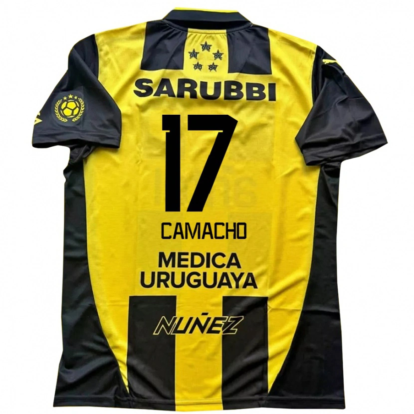 Danxen Men Sebastián Camacho #17 Yellow Black Home Jersey 2025/26 T-Shirt
