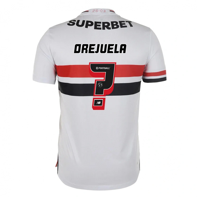 Danxen Men Luis Orejuela #0 Red Black White Home Jersey 2025/26 T-Shirt
