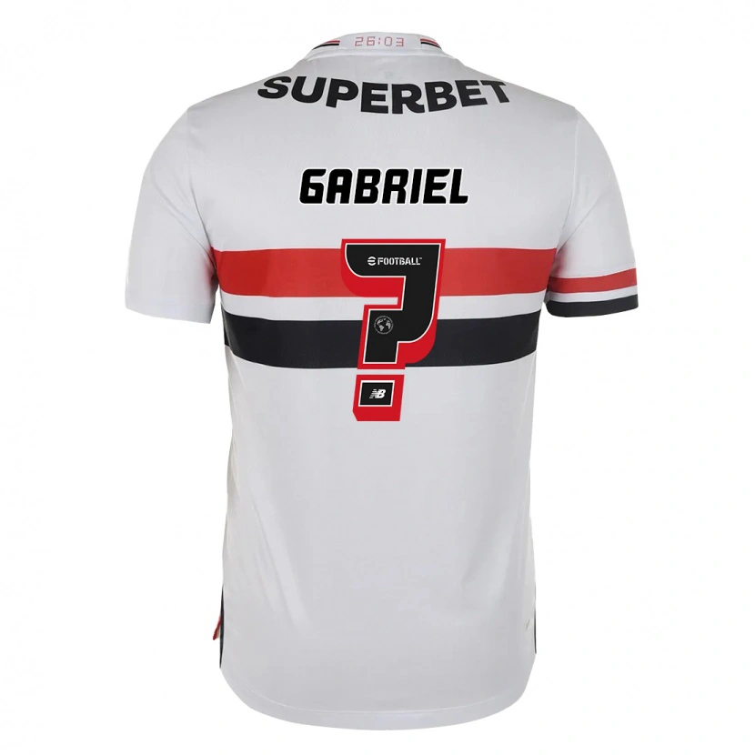 Danxen Men Gabriel #0 Red Black White Home Jersey 2025/26 T-Shirt