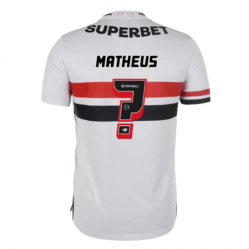 Danxen Men Guilherme Matheus #0 Red Black White Home Jersey 2025/26 T-Shirt
