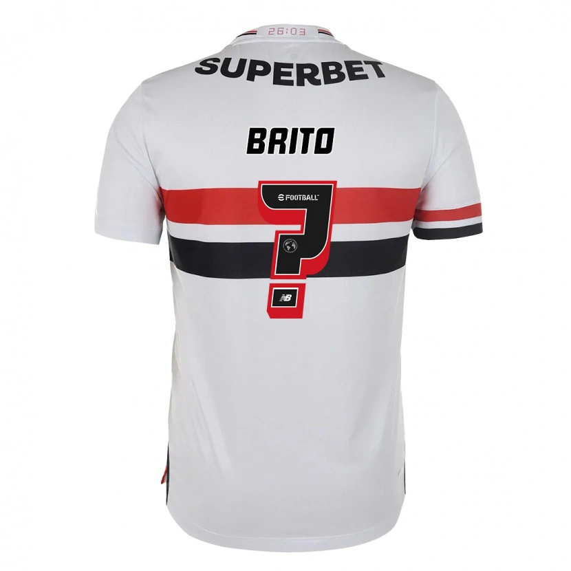 Danxen Men Eduardo Brito #0 Red Black White Home Jersey 2025/26 T-Shirt
