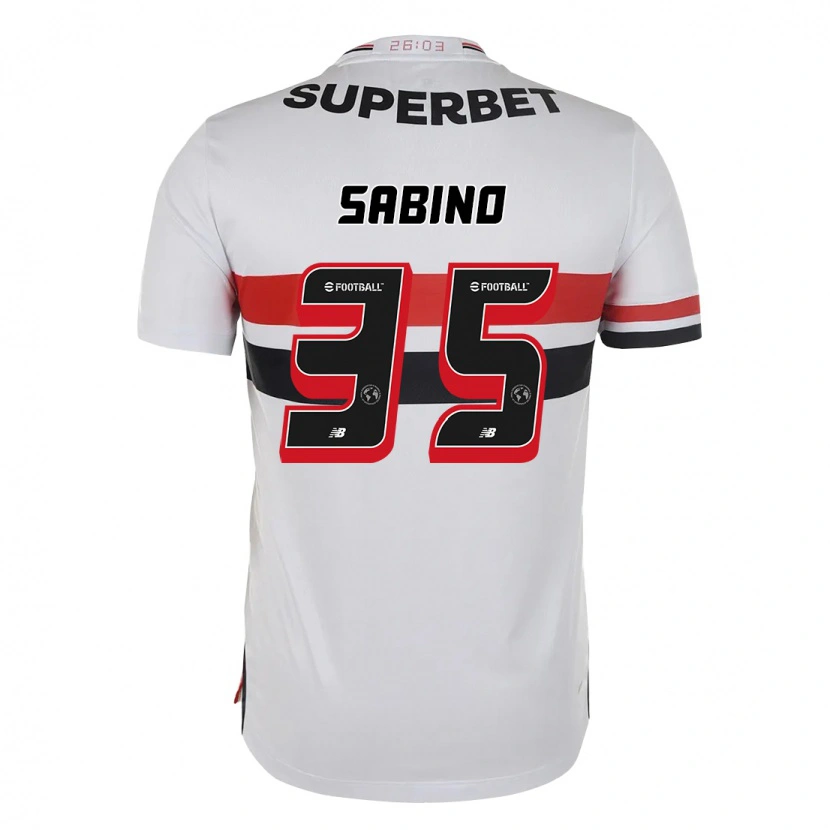 Danxen Men Sabino #35 Red Black White Home Jersey 2025/26 T-Shirt