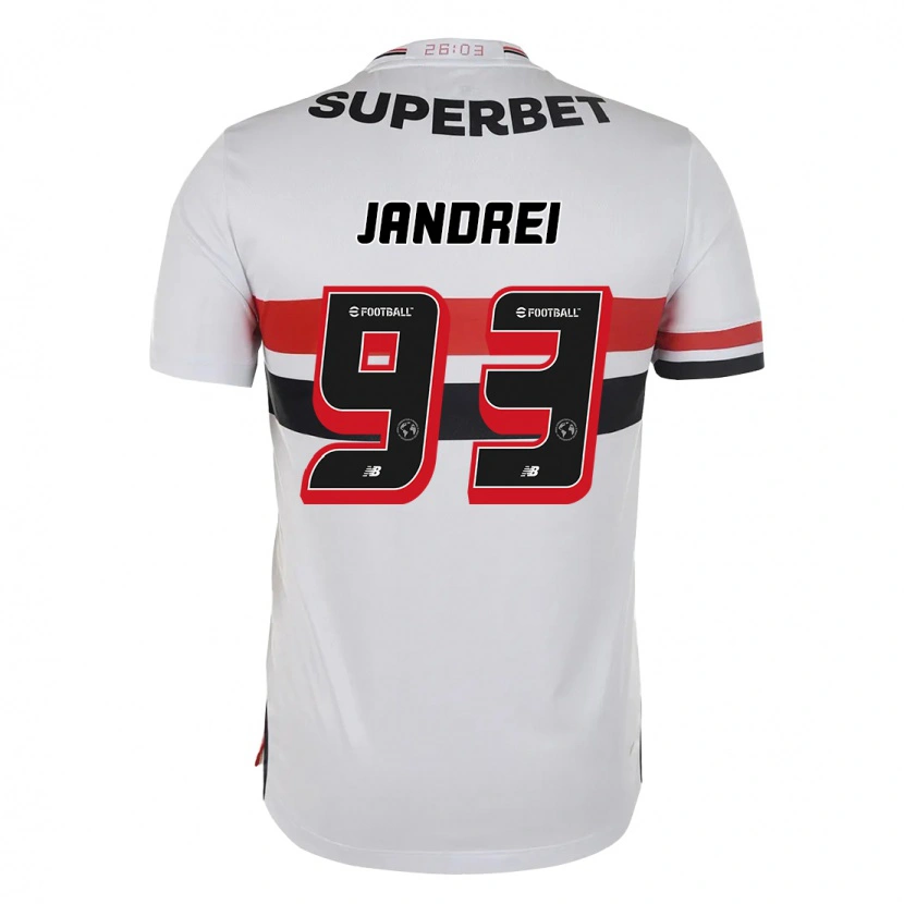 Danxen Men Jandrei #93 Red Black White Home Jersey 2025/26 T-Shirt