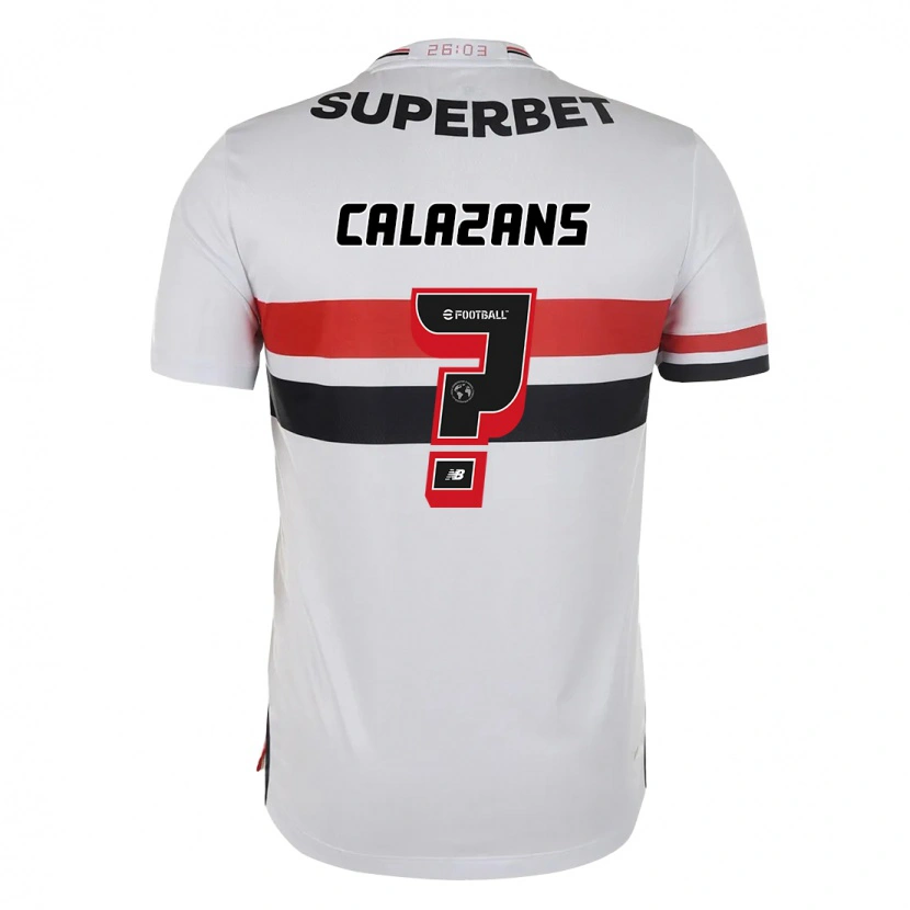 Danxen Men Marquinhos Calazans #0 Red Black White Home Jersey 2025/26 T-Shirt
