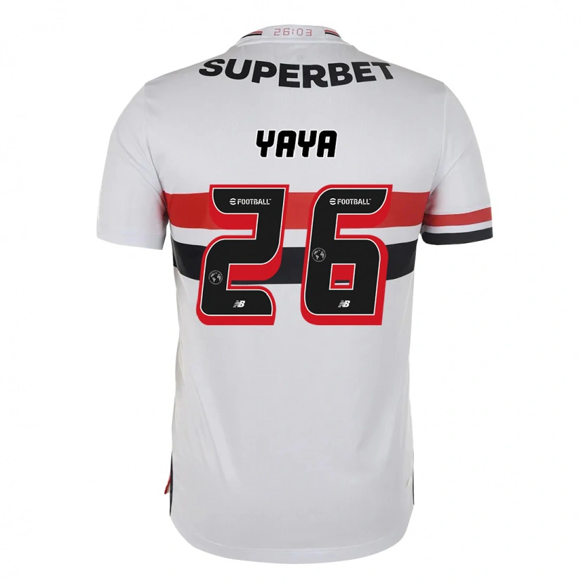 Danxen Men Yaya #26 Red Black White Home Jersey 2025/26 T-Shirt