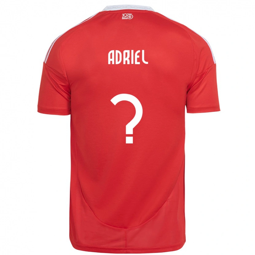Danxen Men Adriel #0 Red White Home Jersey 2025/26 T-Shirt