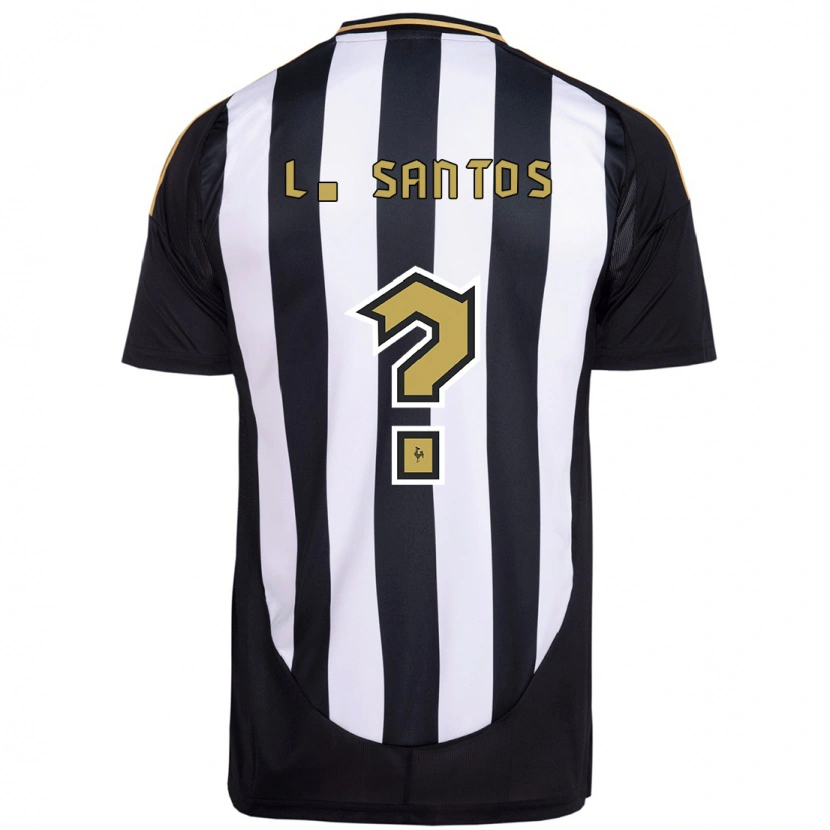 Danxen Men Léo Santos #0 White Black Home Jersey 2025/26 T-Shirt