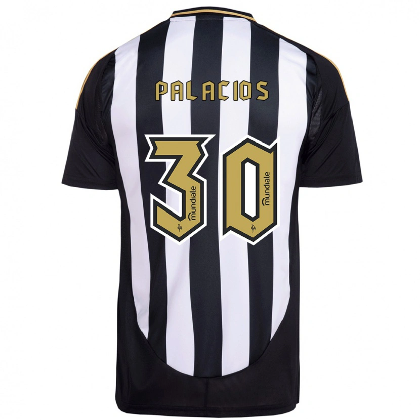 Danxen Men Brahian Palacios #30 White Black Home Jersey 2025/26 T-Shirt