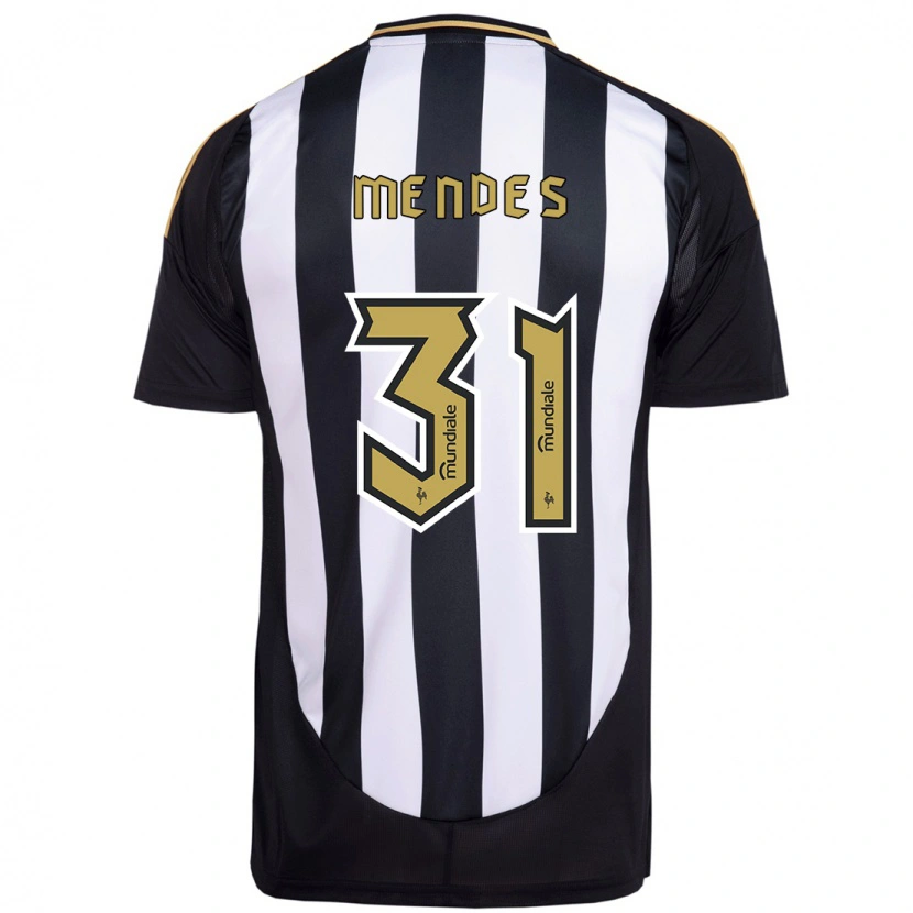 Danxen Men Matheus Mendes #31 White Black Home Jersey 2025/26 T-Shirt