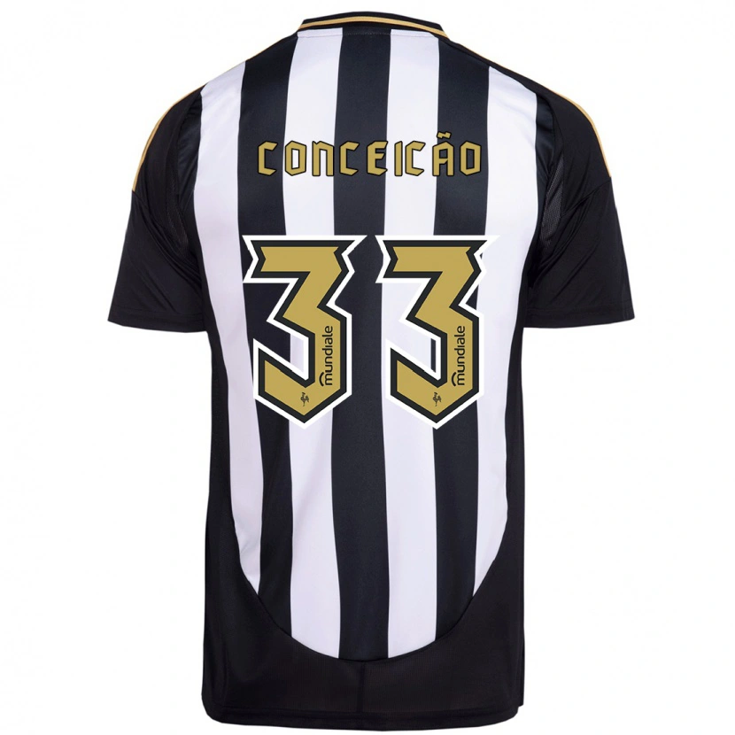 Danxen Men Robert Conceição #33 White Black Home Jersey 2025/26 T-Shirt