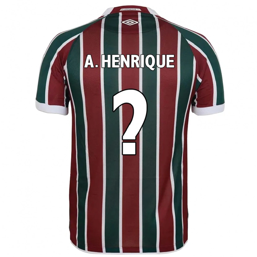 Danxen Men Arthur Henrique #0 Green Maroon White Home Jersey 2025/26 T-Shirt