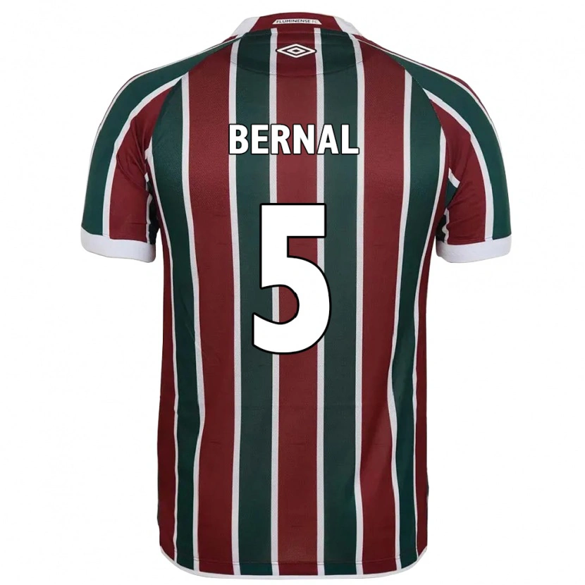Danxen Men Facundo Bernal #5 Green Maroon White Home Jersey 2025/26 T-Shirt