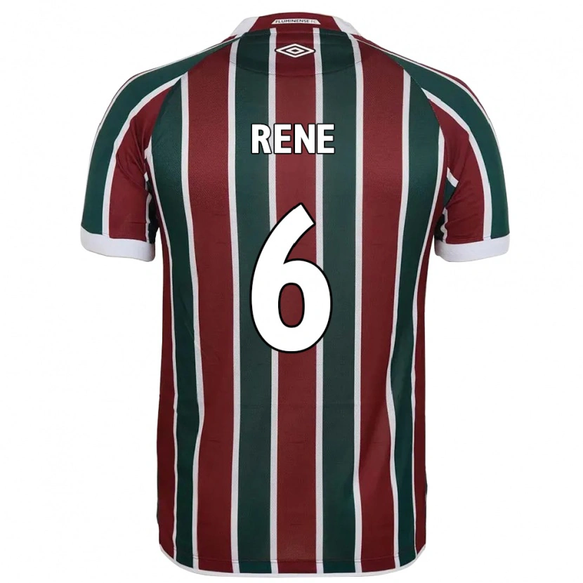 Danxen Men Renê #6 Green Maroon White Home Jersey 2025/26 T-Shirt