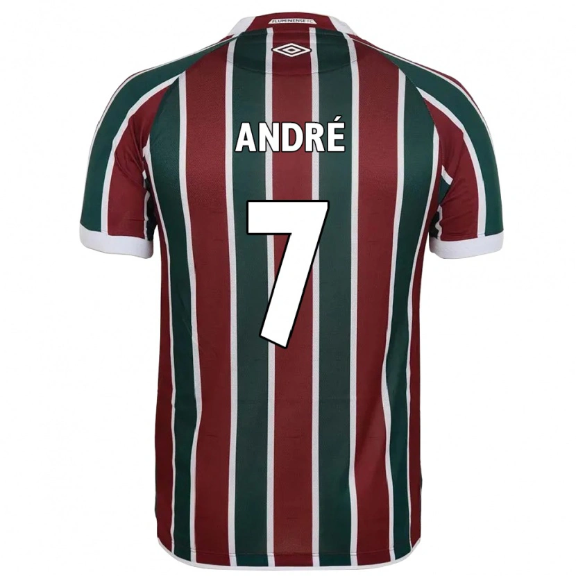 Danxen Men André #7 Green Maroon White Home Jersey 2025/26 T-Shirt