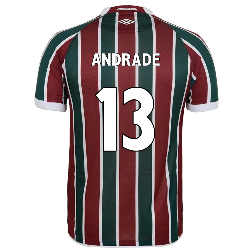 Danxen Men Felipe Andrade #13 Green Maroon White Home Jersey 2025/26 T-Shirt