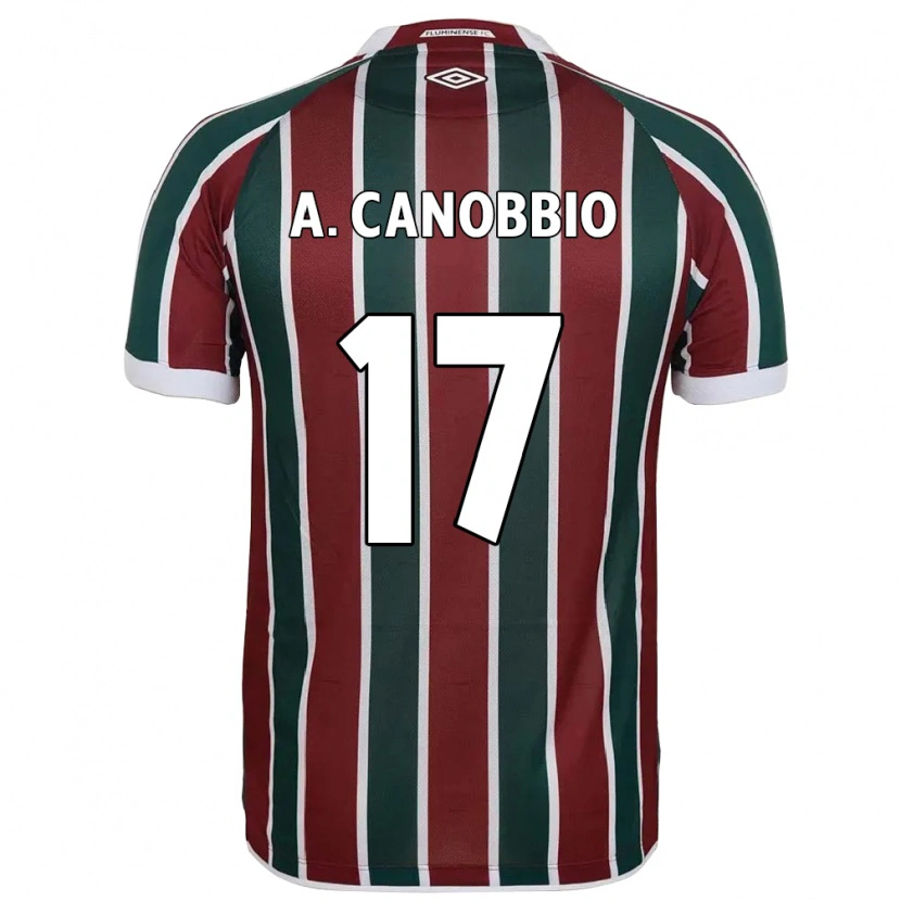 Danxen Men Agustín Canobbio #17 Green Maroon White Home Jersey 2025/26 T-Shirt