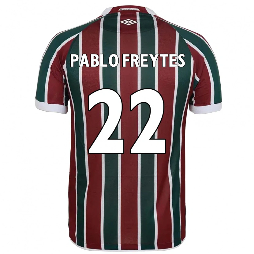 Danxen Men Juan Pablo Freytes #22 Green Maroon White Home Jersey 2025/26 T-Shirt