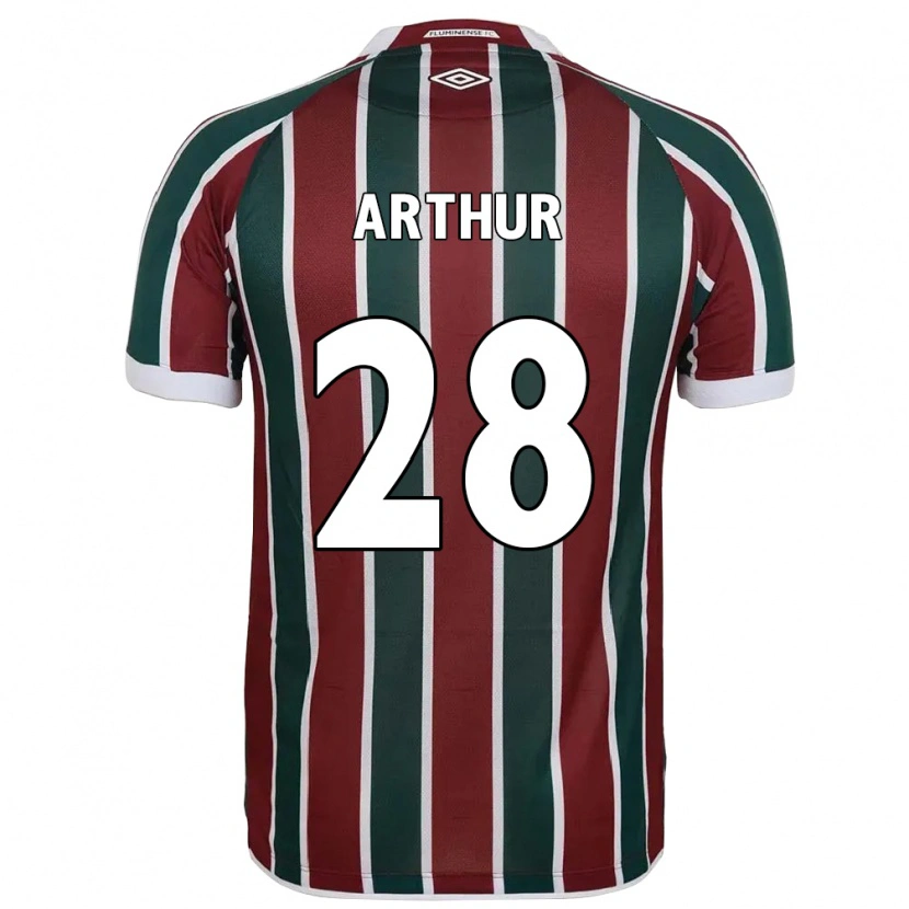 Danxen Men Arthur #28 Green Maroon White Home Jersey 2025/26 T-Shirt