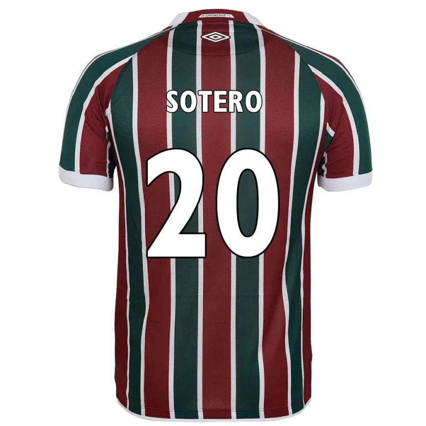 Danxen Men Kamilla Sotero #20 Green Maroon White Home Jersey 2025/26 T-Shirt