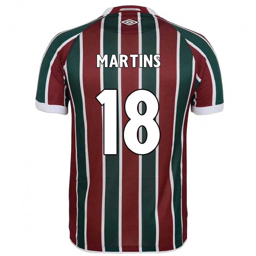 Danxen Men Matheus Martins #18 Green Maroon White Home Jersey 2025/26 T-Shirt