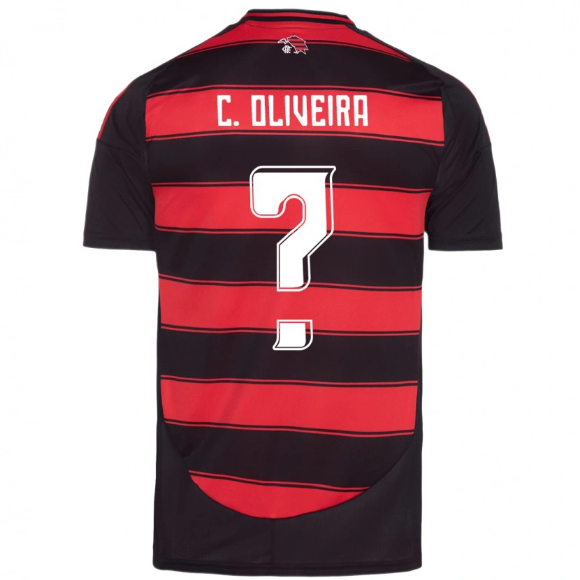 Danxen Men Christian Oliveira #0 Red Black Home Jersey 2025/26 T-Shirt