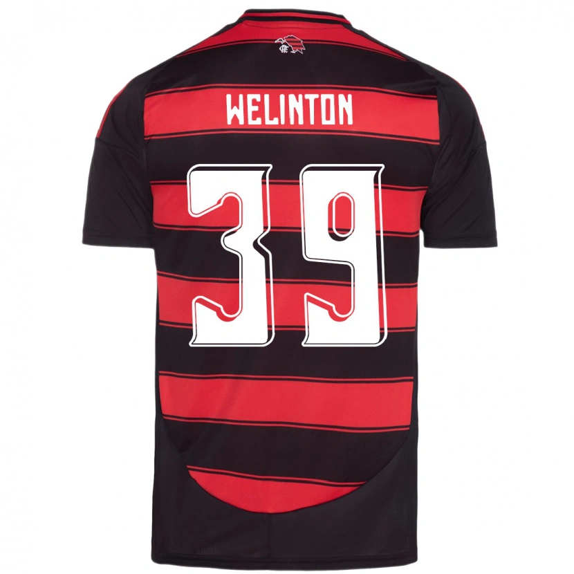 Danxen Men Zé Welinton #39 Red Black Home Jersey 2025/26 T-Shirt