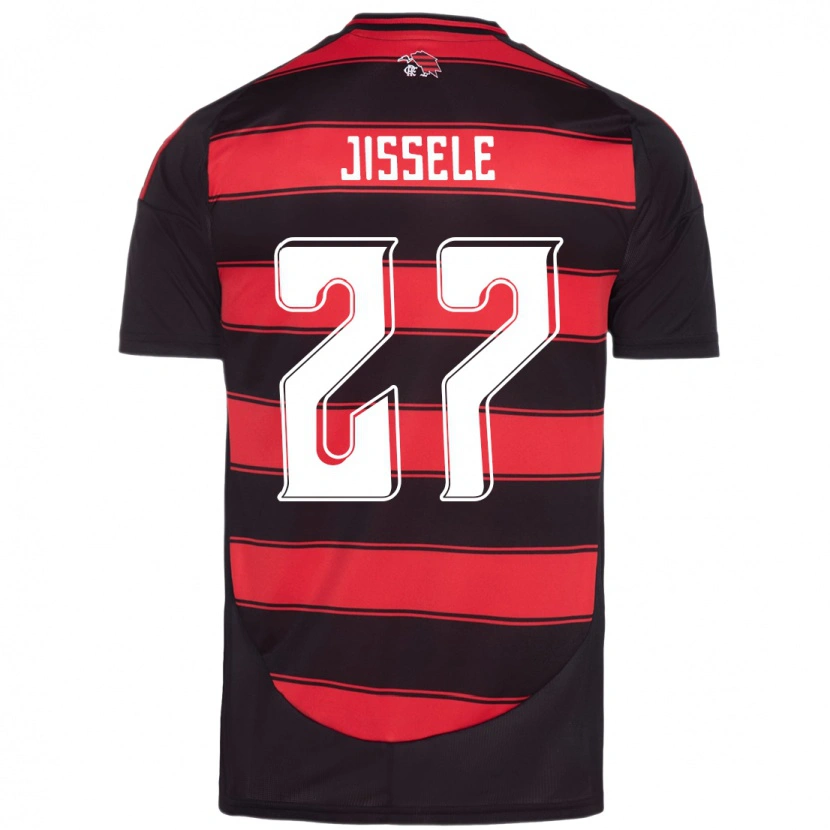 Danxen Men Jissele #27 Red Black Home Jersey 2025/26 T-Shirt
