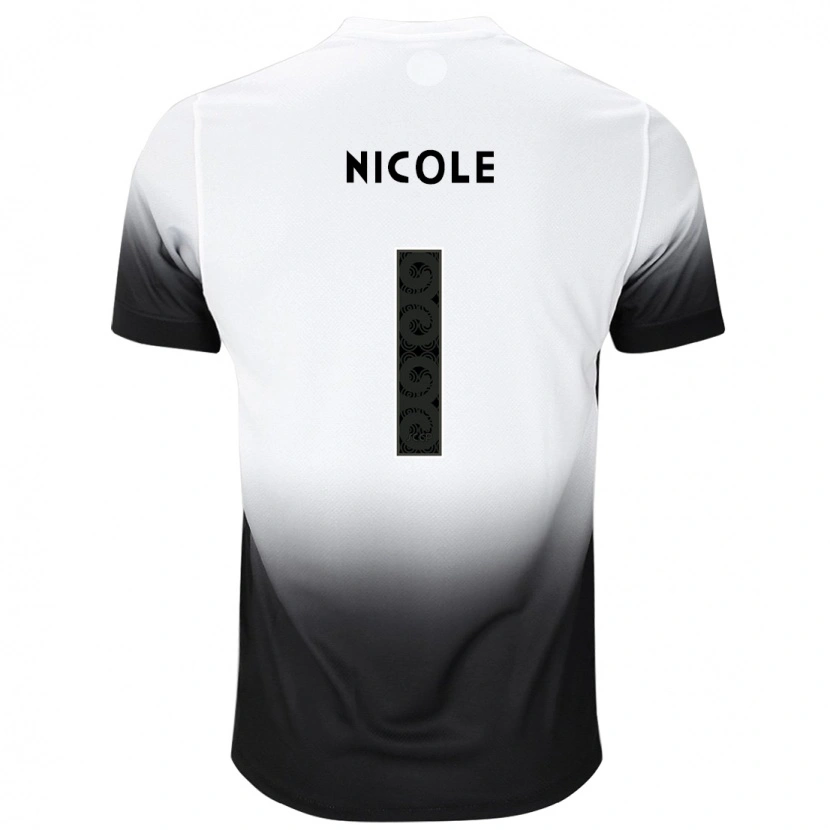 Danxen Men Nicole #1 White Black Home Jersey 2025/26 T-Shirt