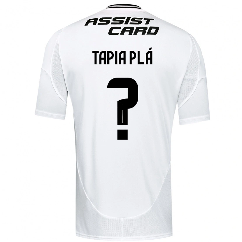 Danxen Men Santiago Tapia Plá #0 Black White Yellow Home Jersey 2025/26 T-Shirt