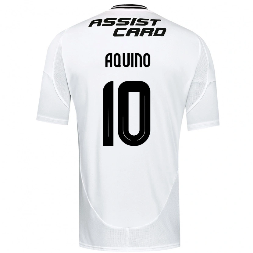 Danxen Men Claudio Aquino #10 Black White Yellow Home Jersey 2025/26 T-Shirt
