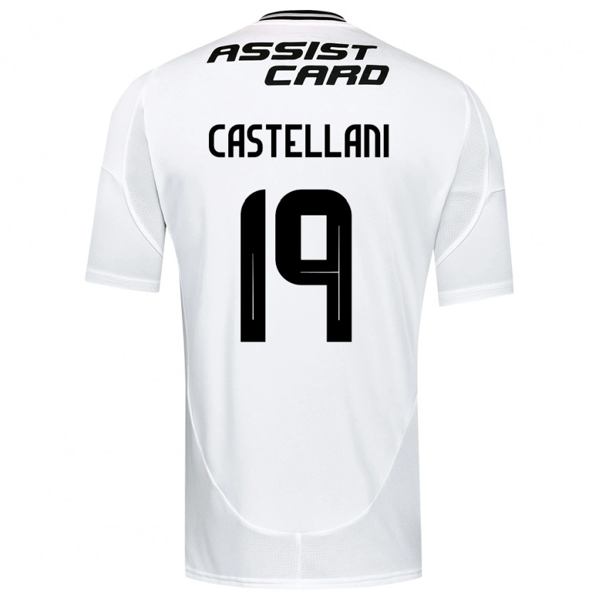 Danxen Men Gonzalo Castellani #19 Black White Yellow Home Jersey 2025/26 T-Shirt