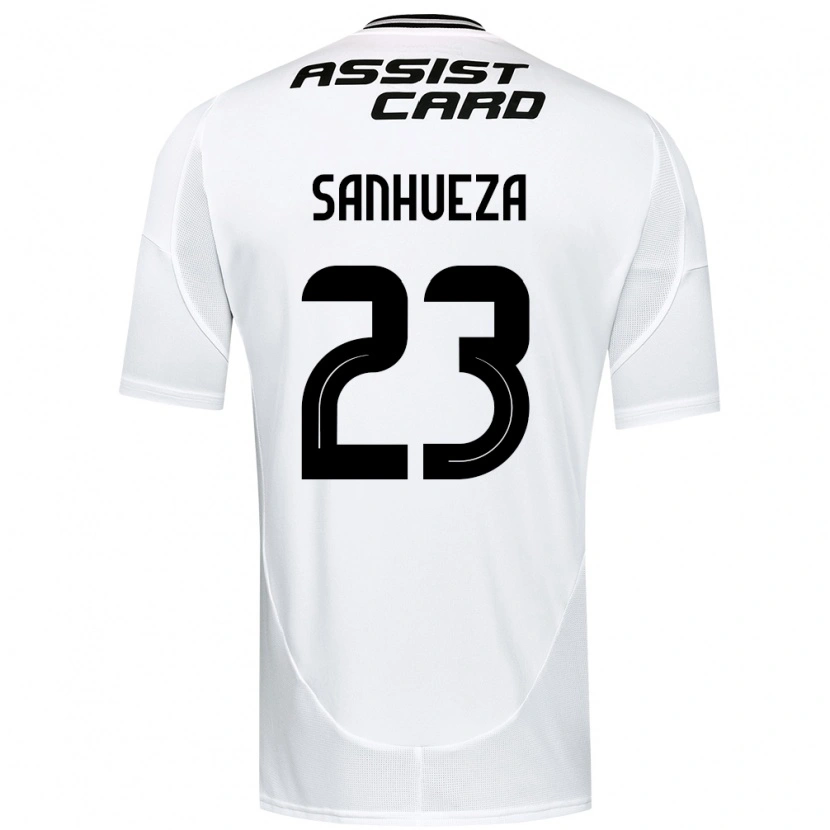 Danxen Men Nicol Sanhueza #23 Black White Yellow Home Jersey 2025/26 T-Shirt