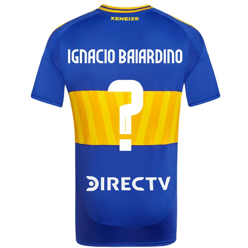 Danxen Men Juan Ignacio Baiardino #0 Royal Blue Yellow Home Jersey 2025/26 T-Shirt