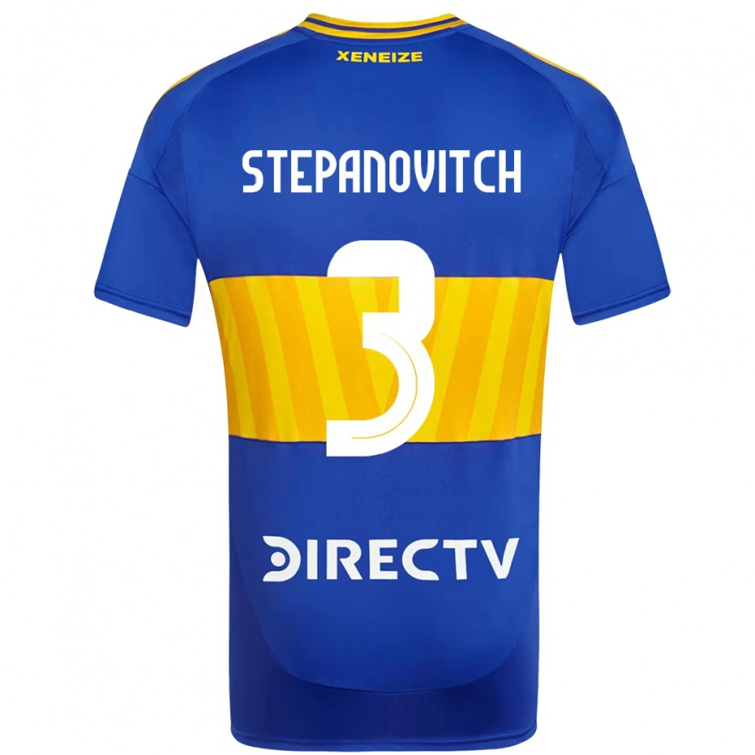 Danxen Men Nicolás Stepanovitch #3 Royal Blue Yellow Home Jersey 2025/26 T-Shirt