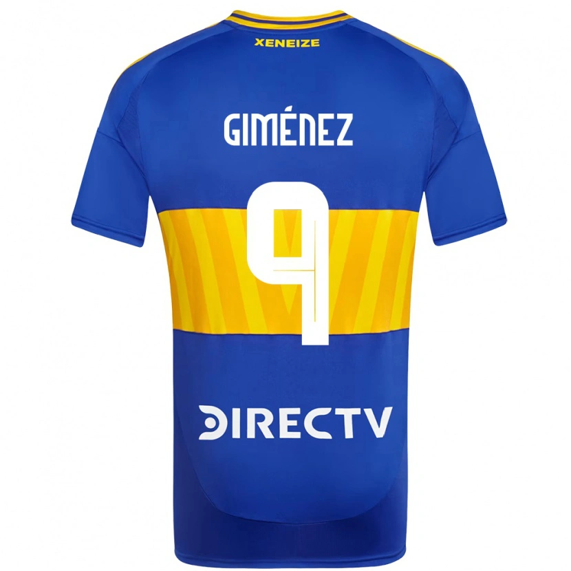 Danxen Men Milton Giménez #9 Royal Blue Yellow Home Jersey 2025/26 T-Shirt