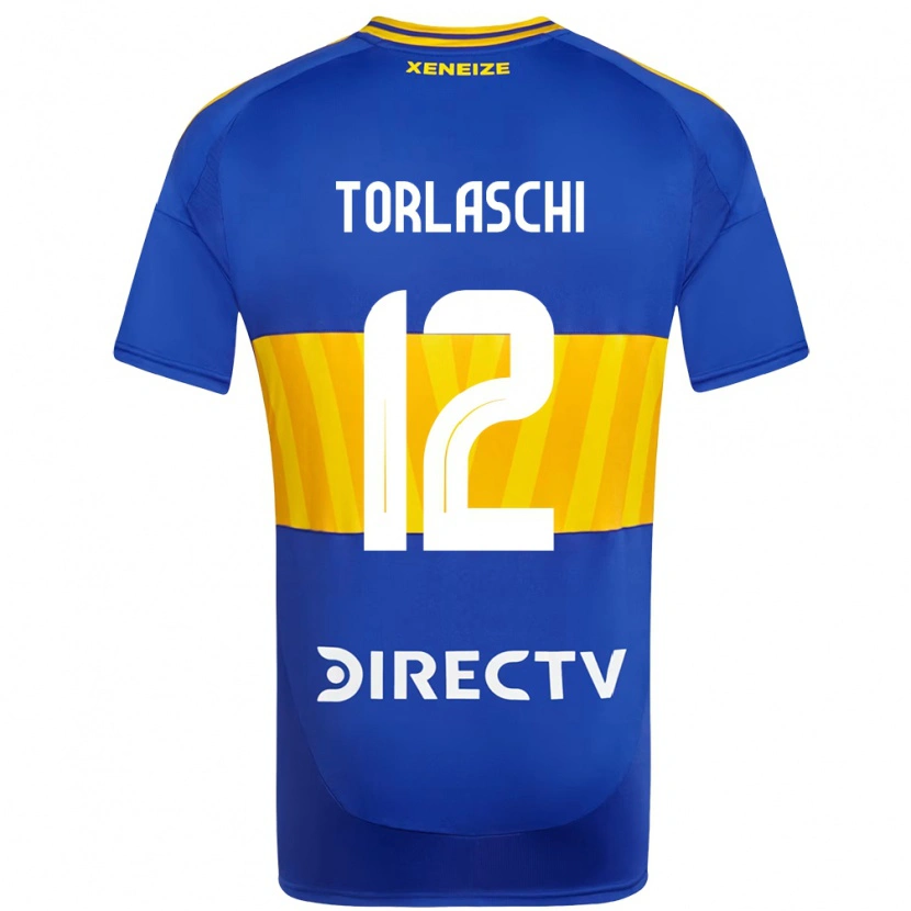Danxen Men Lucas Torlaschi #12 Royal Blue Yellow Home Jersey 2025/26 T-Shirt