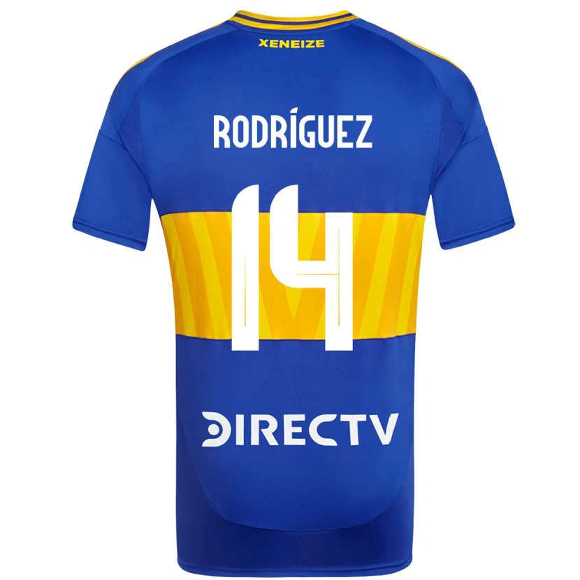 Danxen Men Isaías Rodríguez #14 Royal Blue Yellow Home Jersey 2025/26 T-Shirt