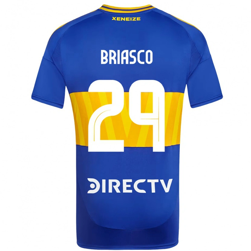 Danxen Men Norberto Briasco #29 Royal Blue Yellow Home Jersey 2025/26 T-Shirt