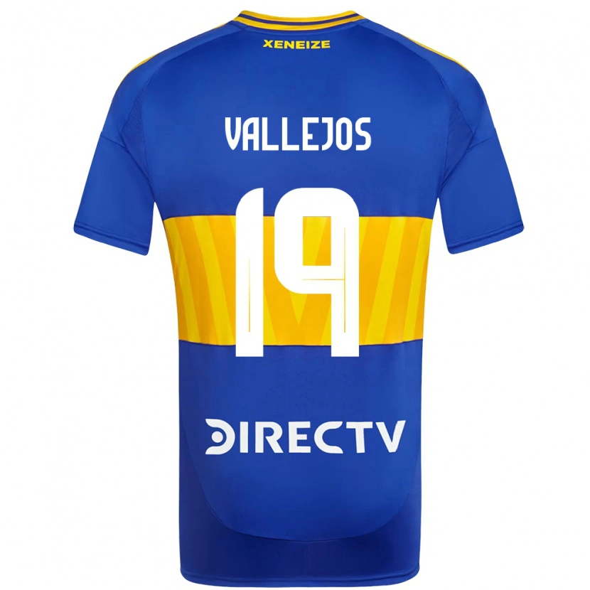 Danxen Men Fabiana Vallejos #19 Royal Blue Yellow Home Jersey 2025/26 T-Shirt