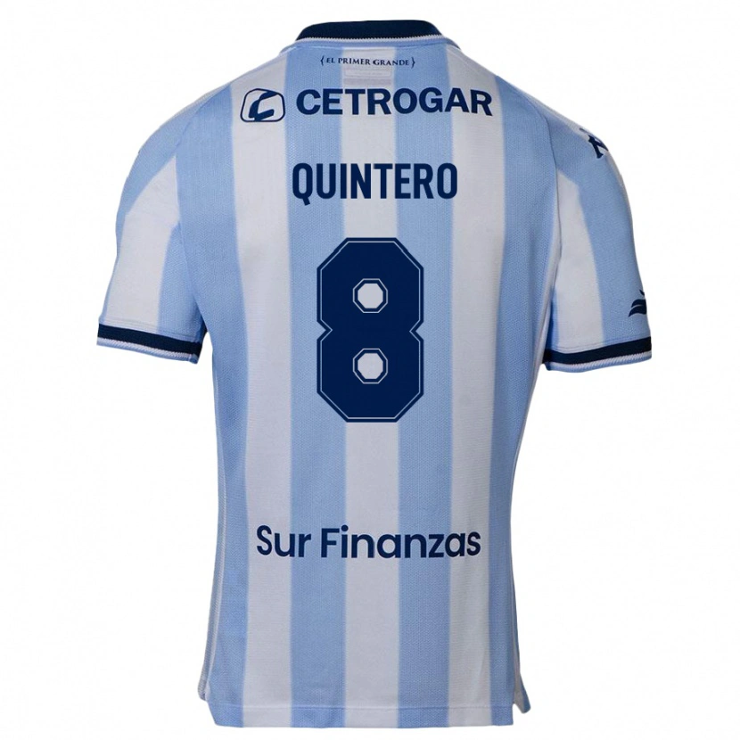 Danxen Men Juan Fernando Quintero #8 Sky Blue Home Jersey 2025/26 T-Shirt