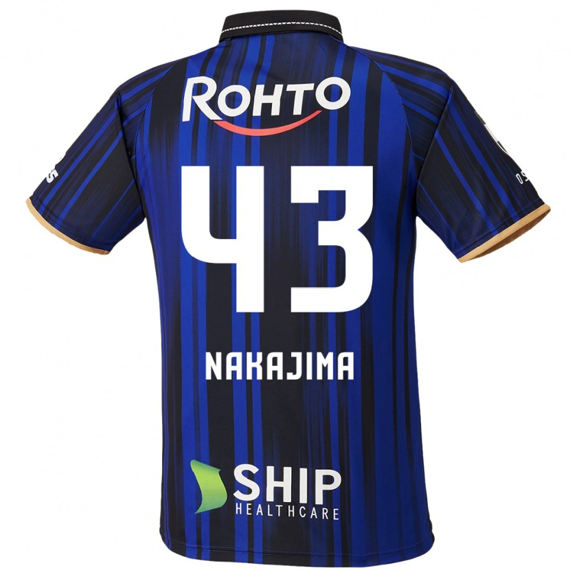 Danxen Men Yugo Nakajima #43 Blue White Black Home Jersey 2025/26 T-Shirt