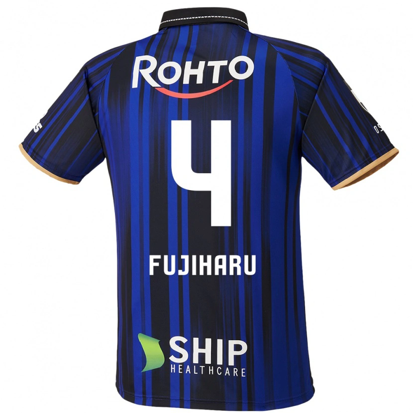 Danxen Men Hiroki Fujiharu #4 Blue White Black Home Jersey 2025/26 T-Shirt