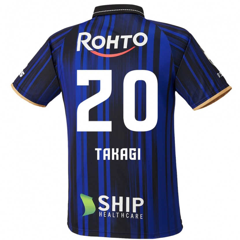Danxen Men Daisuke Takagi #20 Blue White Black Home Jersey 2025/26 T-Shirt