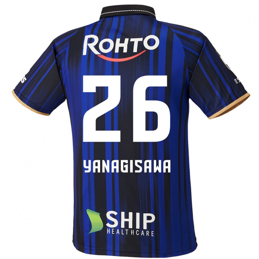 Danxen Men Ko Yanagisawa #26 Blue White Black Home Jersey 2025/26 T-Shirt